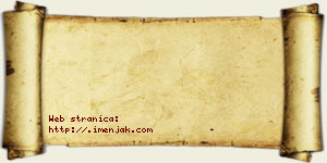 Danica Jovičić vizit kartica